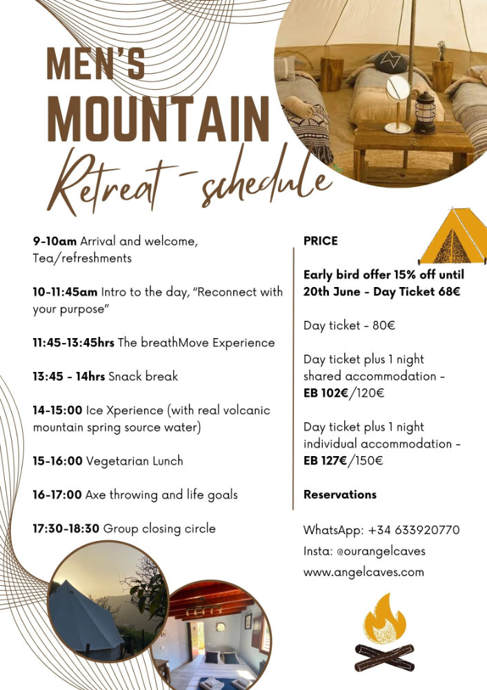 Mens Mountain Retreat - Schedule